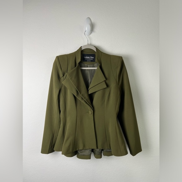 Lookbook Store Jackets & Blazers - Lookbook Store Peplum Waist Blazer